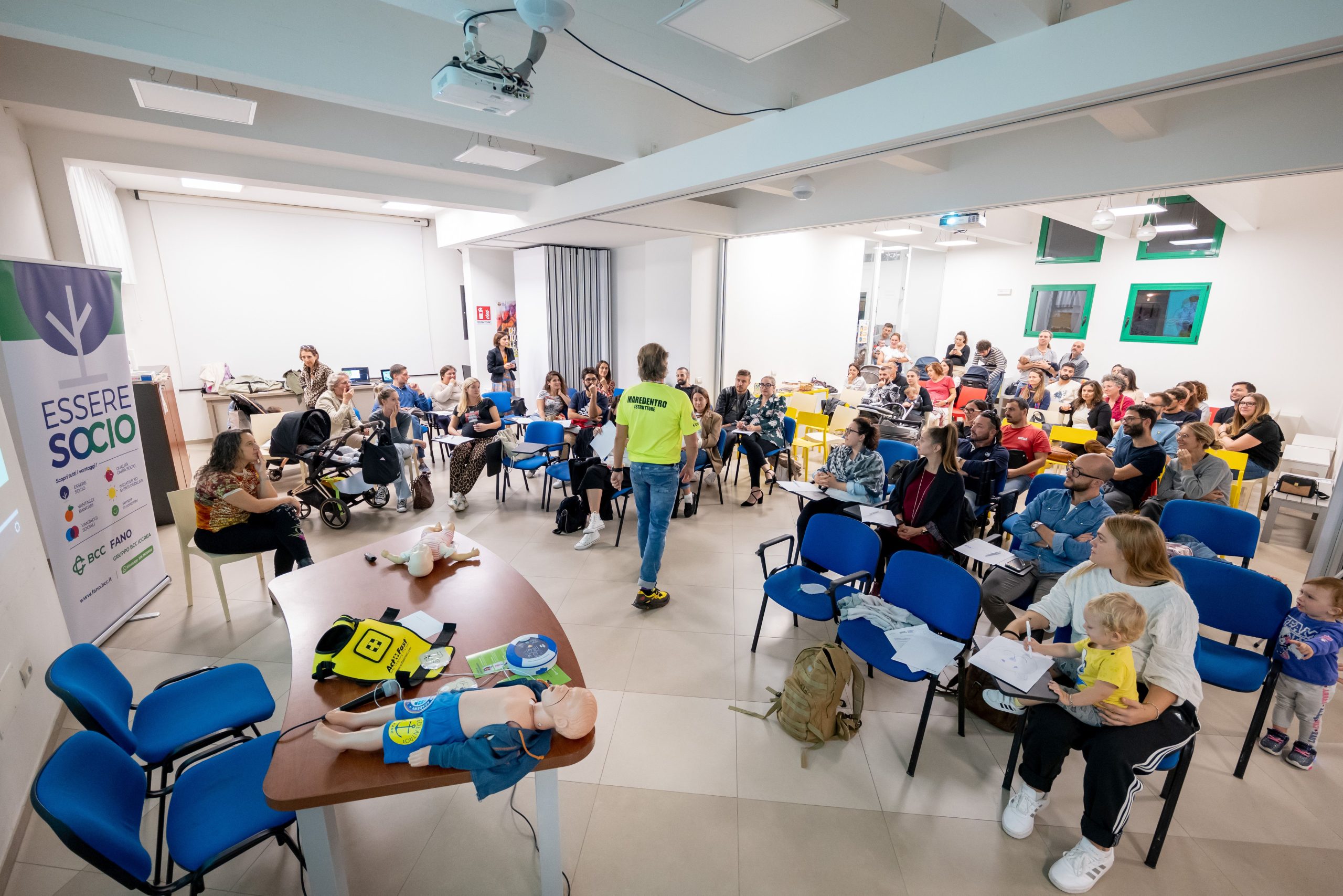 Neogenitori, da BCC Fano un corso dedicato a stress e primo soccorso pediatrico