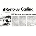 Gemellaggio Fano Rastatt- Resto del carlino 1986