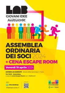 LAB Giovani Idee BCC Fano, Assemblea Ordinaria Soci del 19 aprile