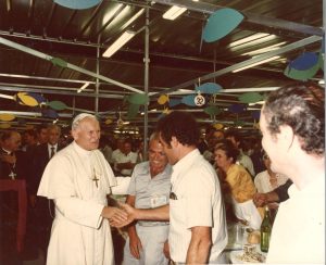 Papa Giovanni Paolo II a Fano. Ph. Coomarpesca