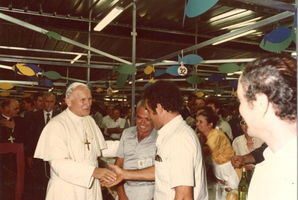 Papa Giovanni Paolo II a Fano. Ph. Coomarpesca